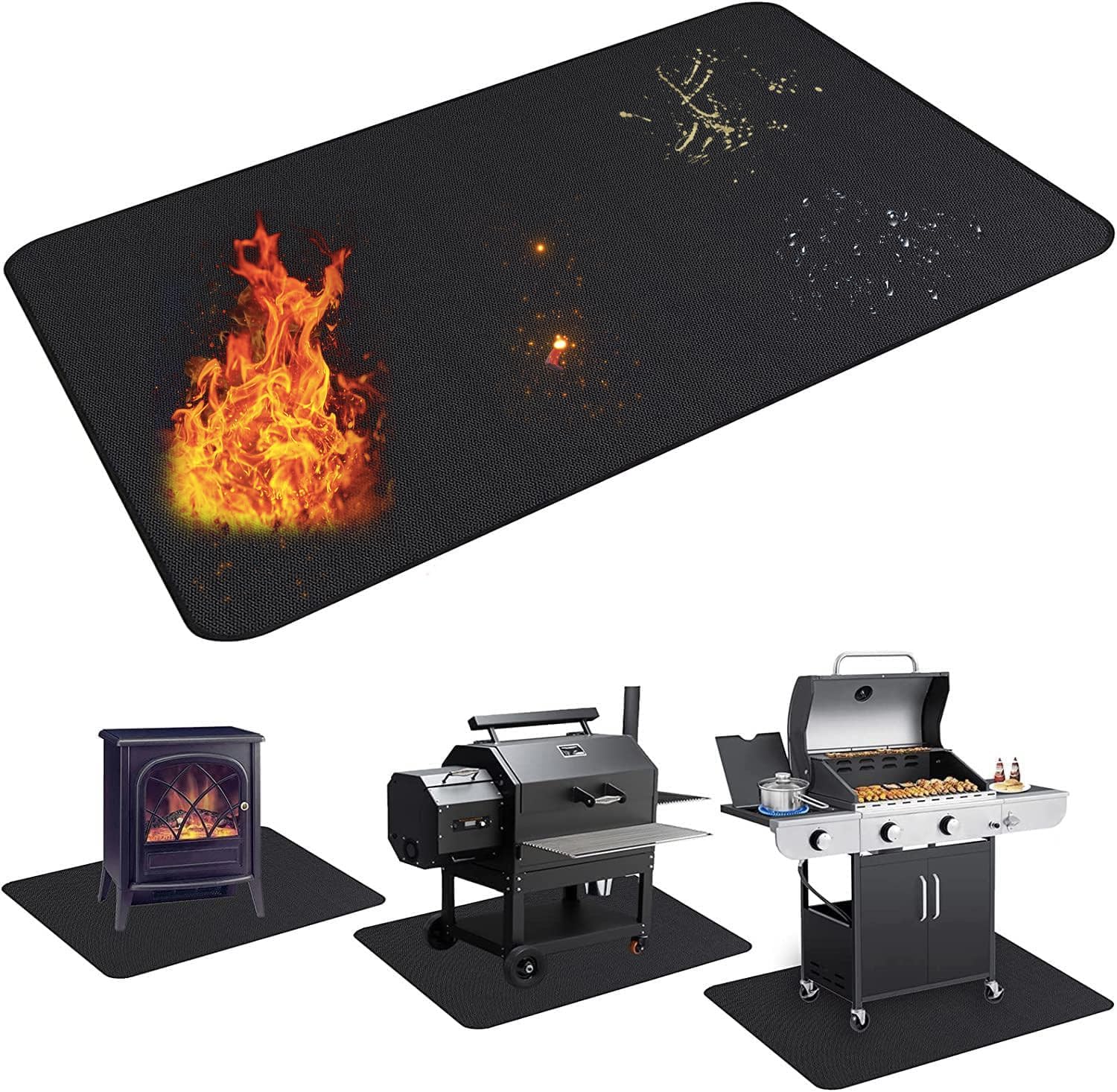 Blackstone Griddle Settings – What Temperature for What Dish? Griddle Cooking Zones Grill Mat