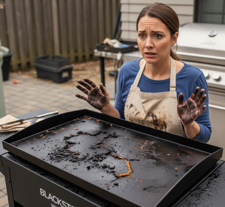 Blackstone Griddle Seasoning Issues