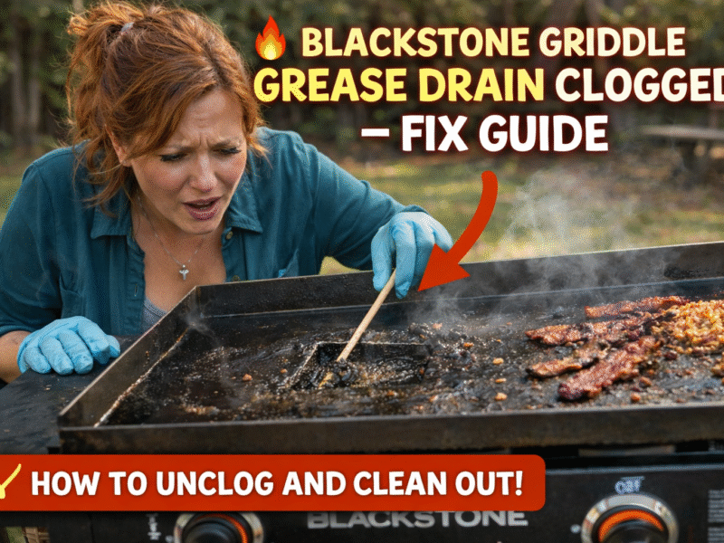 🔥 Blackstone Griddle Grease Drain Clogged – Fix Guide