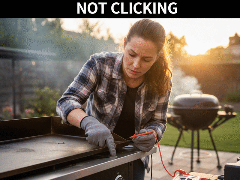 🔥 Blackstone Griddle Igniter Not Clicking – How to Fix
