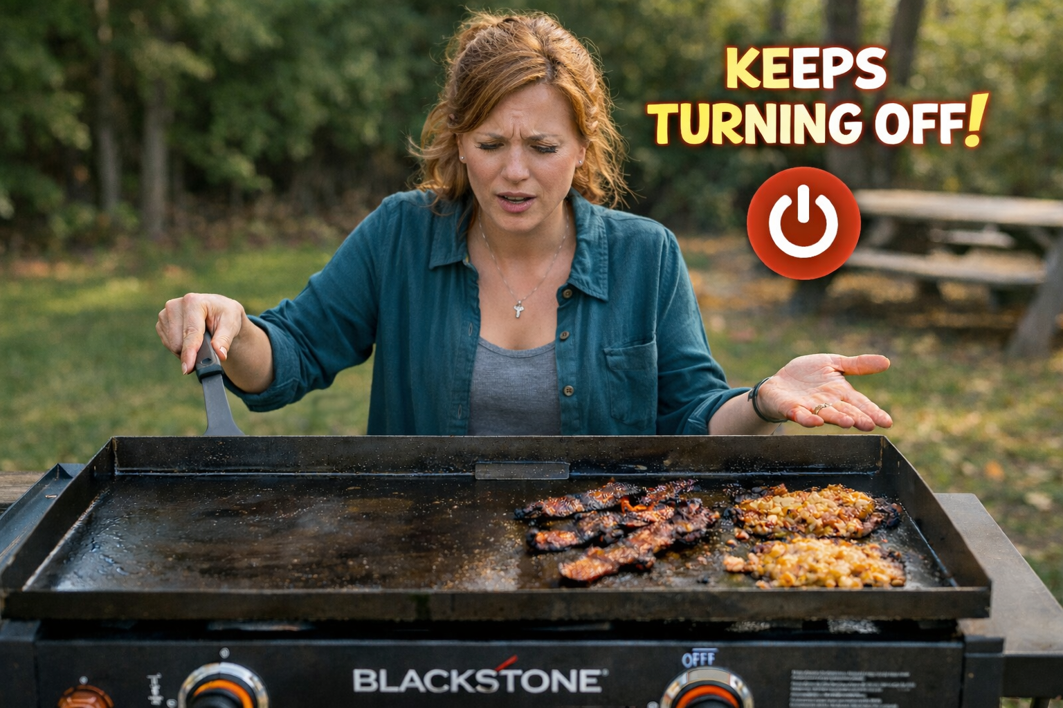 You are currently viewing Blackstone Griddle Keeps Turning Off – What’s Wrong?