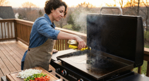 Read more about the article 🔥 Can You Use Olive Oil on a Blackstone Griddle?