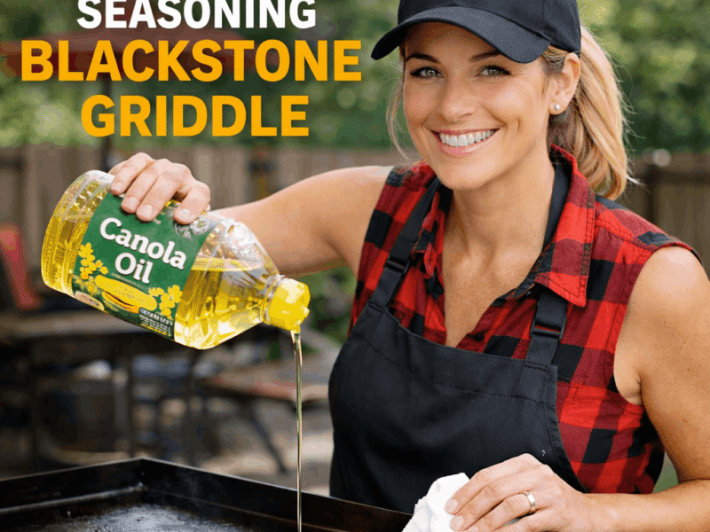 Canola Oil for Seasoning Blackstone Griddle (Is It a Good Choice?)