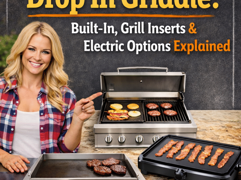 Drop In Griddle – Built-In, Grill Inserts & Electric Options Explained