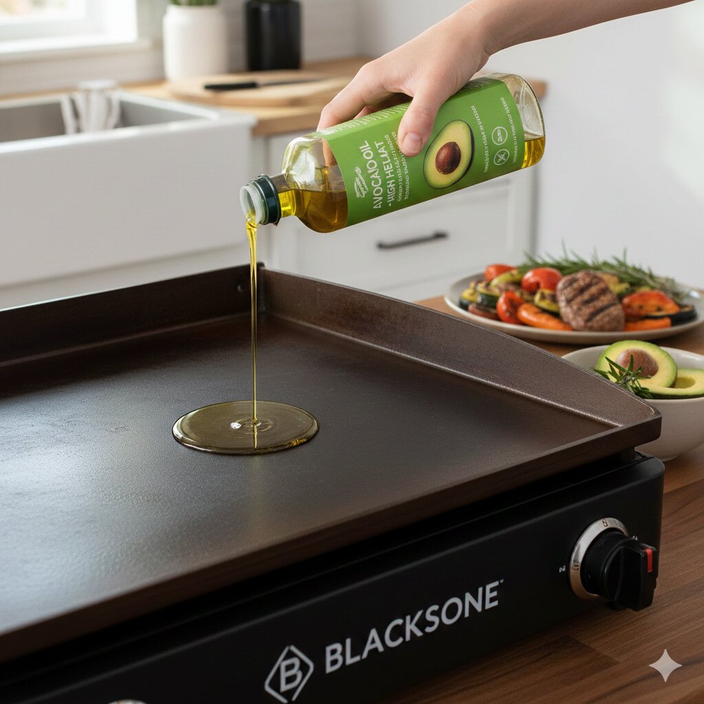 You are currently viewing 🥑 Healthiest Oil to Use on a Blackstone Griddle