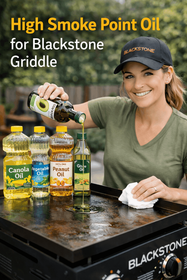 High Smoke Point Oil for Blackstone Griddle