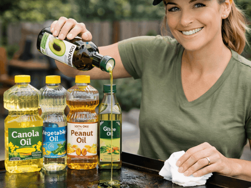 High Smoke Point Oil for Blackstone Griddle (Best Options & Why They Matter)