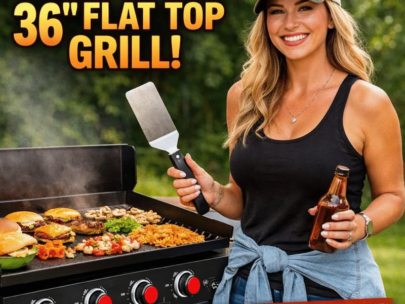 36 in Flat Top Grill – Complete Buyer Guide for Backyard Cooking