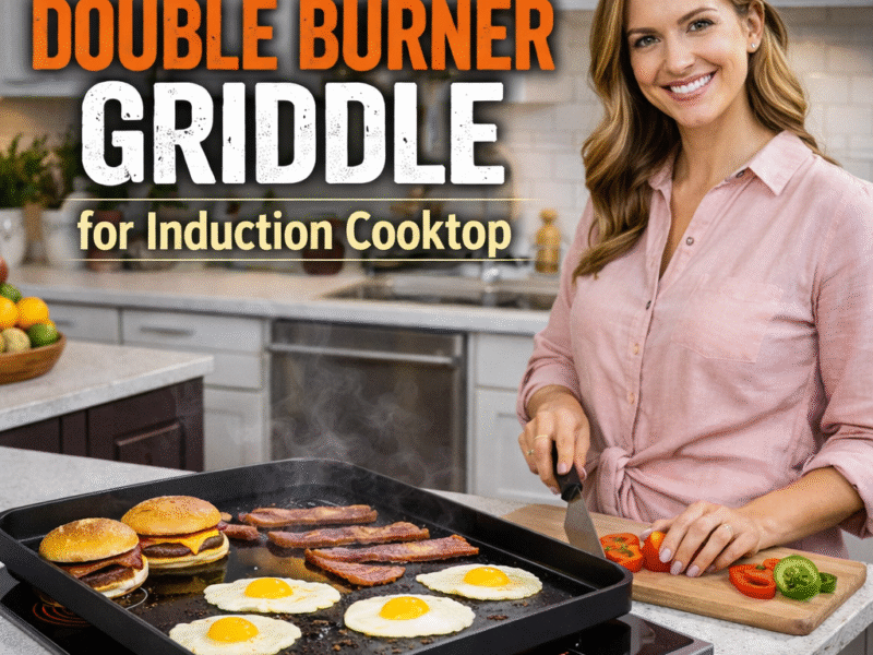 Best Double Burner Griddle for Induction Cooktop – Complete 2026 Buying Guide