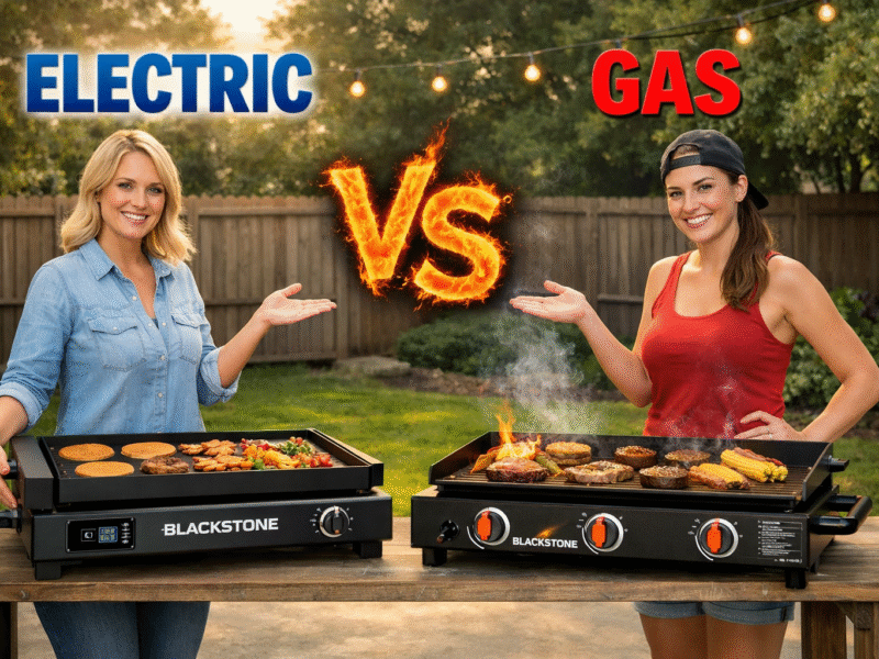 Blackstone Electric vs Gas (Which One Should You Buy?)