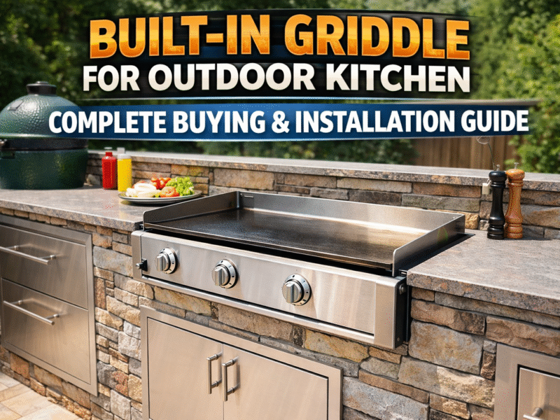 Built In Griddle for Outdoor Kitchen – Complete Buying & Installation Guide