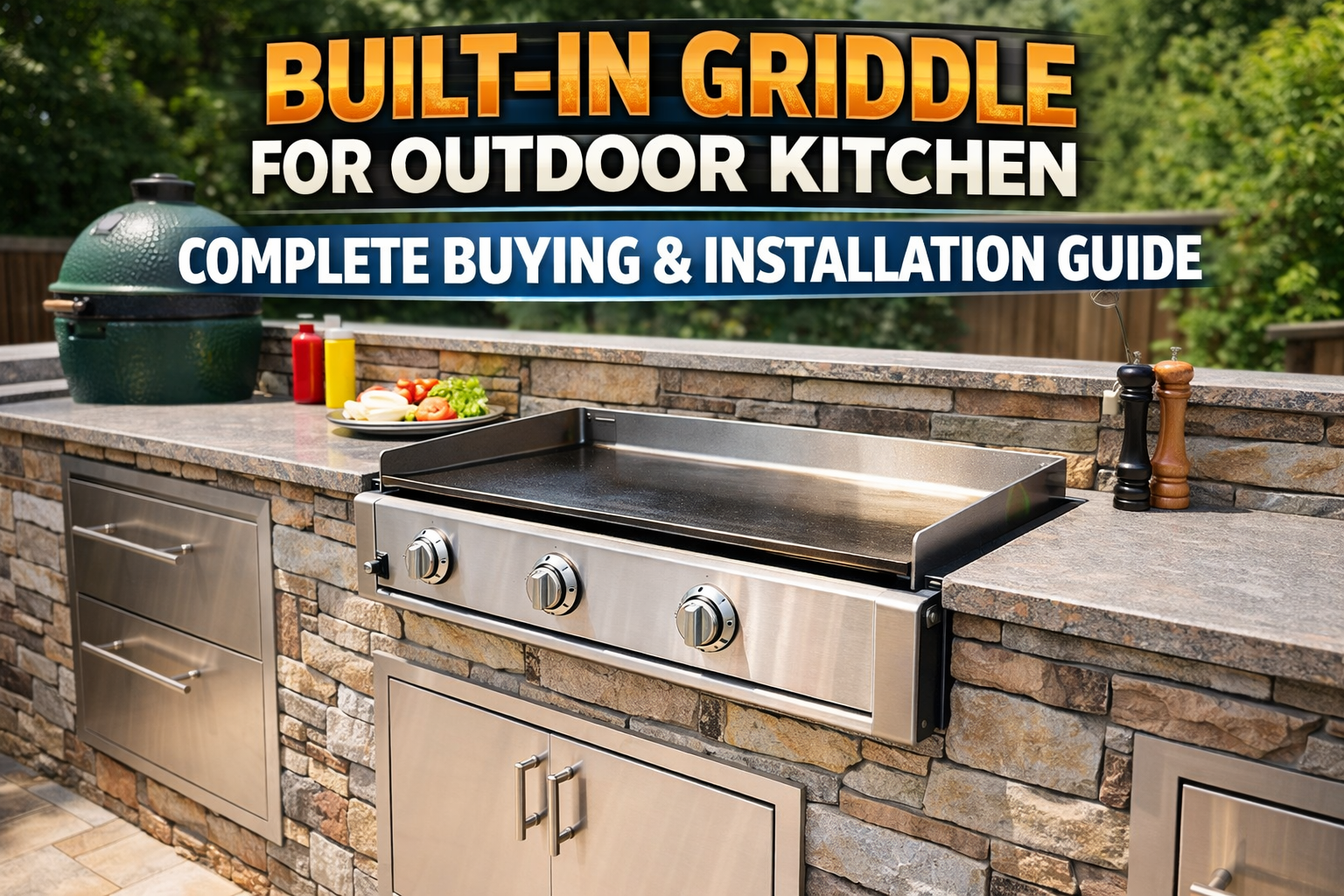 You are currently viewing Built In Griddle for Outdoor Kitchen – Complete Buying & Installation Guide