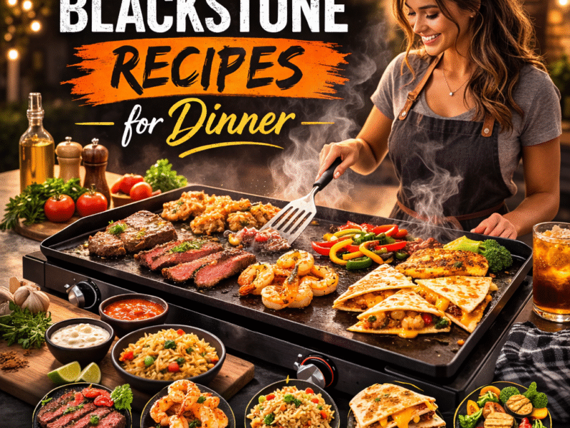 Top 10 Blackstone Recipes for Dinner (Easy & Crowd-Pleasing Ideas)