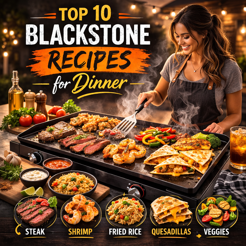 You are currently viewing Top 10 Blackstone Recipes for Dinner (Easy & Crowd-Pleasing Ideas)