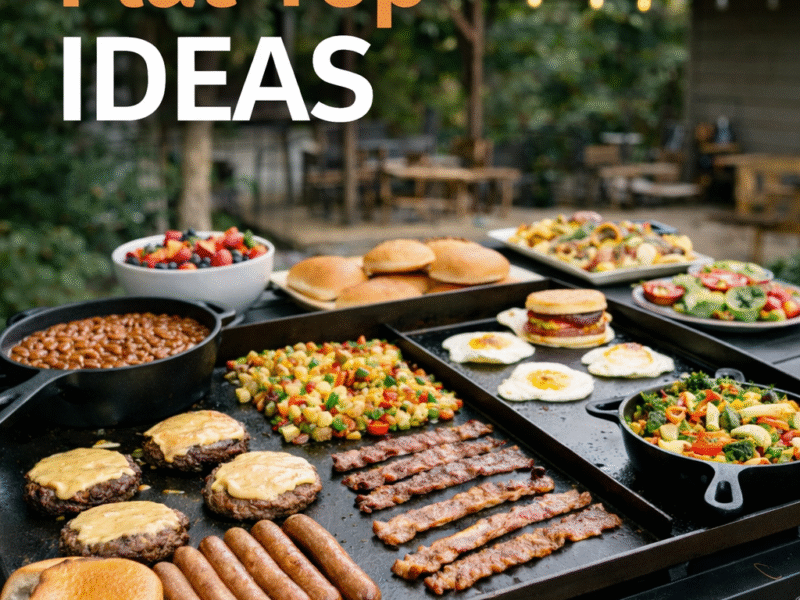 Flat Top Grill Ideas – Creative Meals for Every Occasion