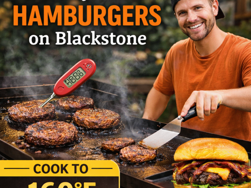 How Long to Cook Hamburgers on Blackstone (Perfect Timing Guide)