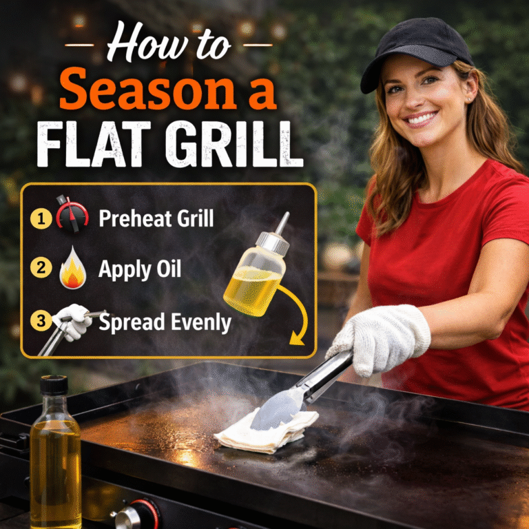 How to Season a Flat Grill
