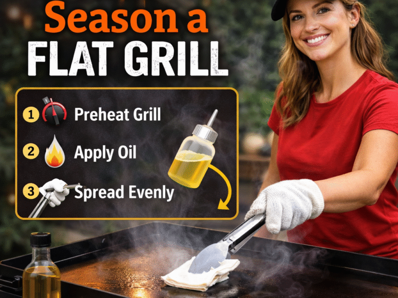 How to Season a Flat Grill (Step-by-Step Beginner Guide)