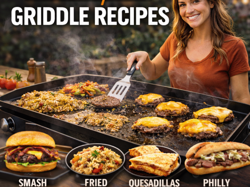 Most Popular Griddle Recipes (Crowd-Favorite Flat Top Meals)