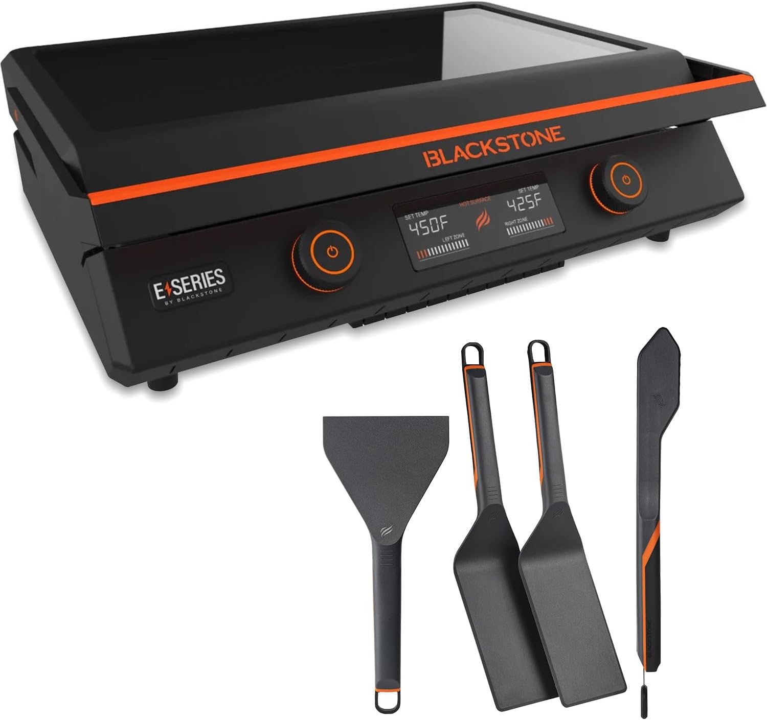 22 Inch Electric Griddle Nonstick with Lid, 8001 E-Series Tabletop Large Griddle By Blackstone with Blackstone Griddle Accessories For Indoor and Outdoor Use