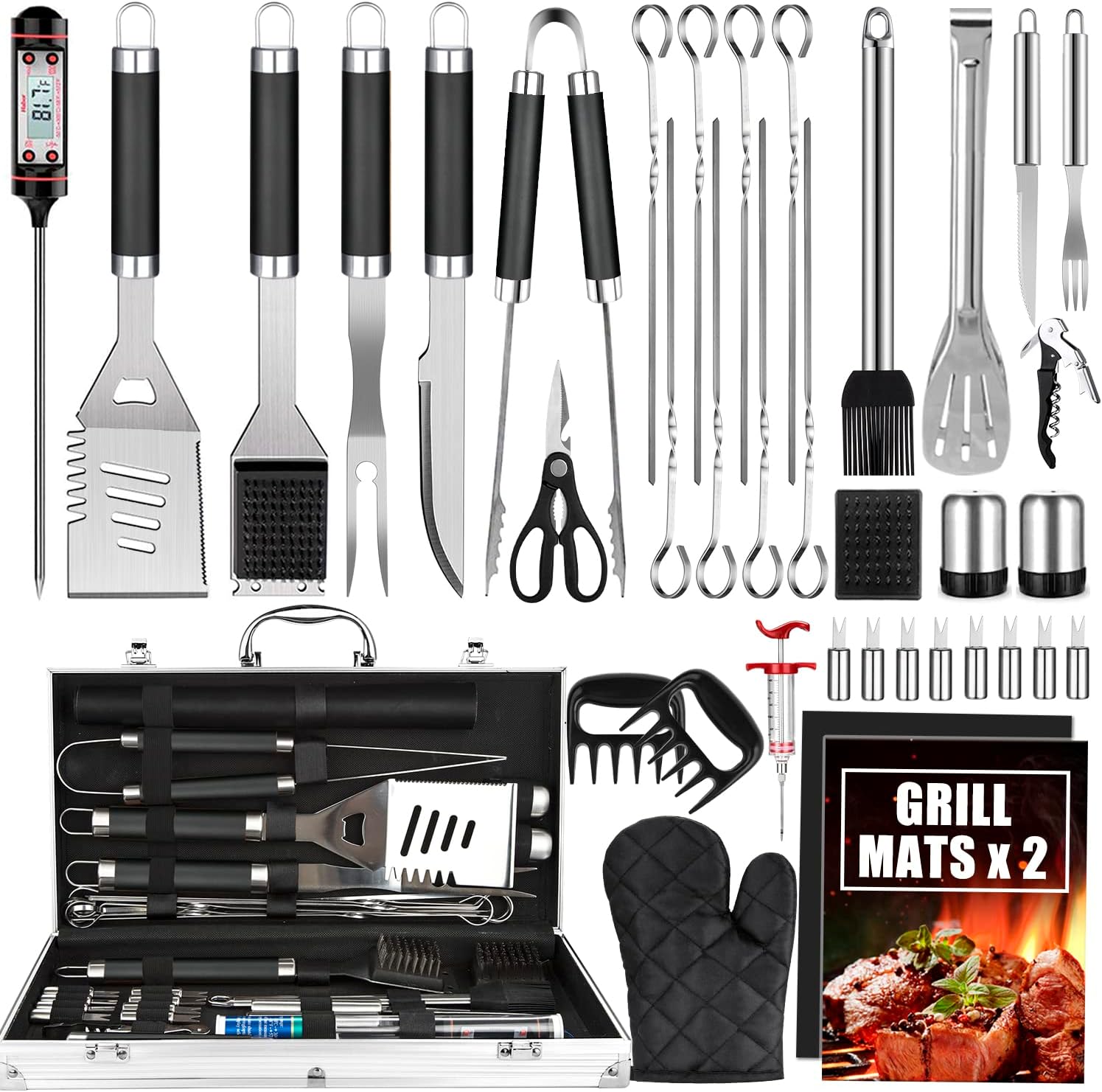 BBQ Food Truck Cost – Complete Budget Guide for Starting a Profitable BBQ Business BBQ Grill Accessories Set, 38Pcs Stainless Steel Grill Tools Grilling Accessories with Aluminum Case, Thermometer, Grill Mats for Camping/Backyard Barbecue, Grill Utensils Set for Men Women