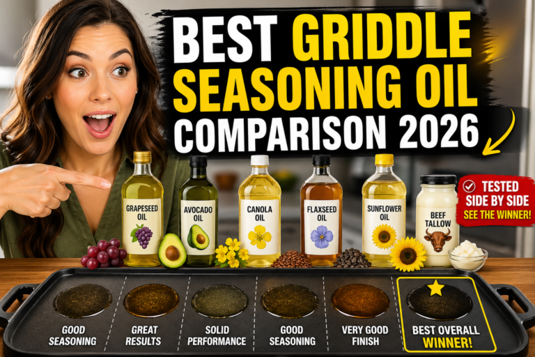 Best Griddle Seasoning Oil Comparison 2026