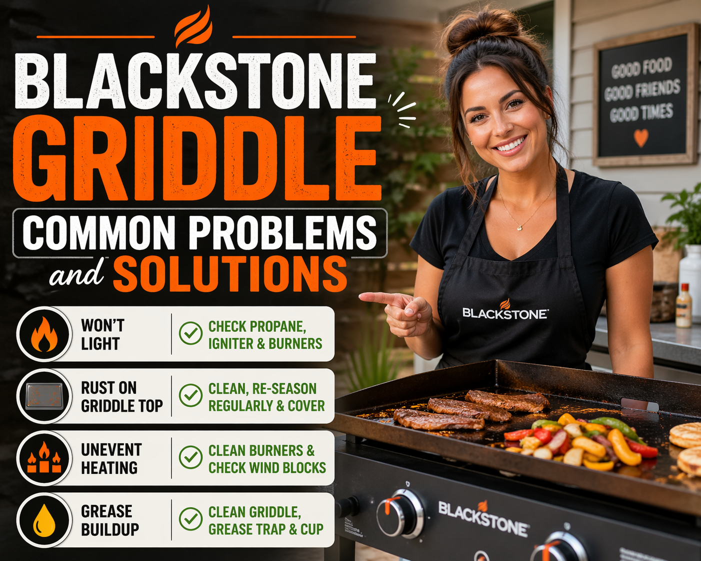 You are currently viewing Blackstone Griddle Common Problems and Solutions – Easy Fix Guide for Better Cooking Performance