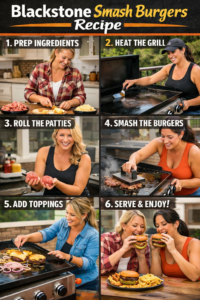 Read more about the article Blackstone Smash Burgers Recipe Step by Step – Easy Guide to Juicy Crispy Burgers at Home