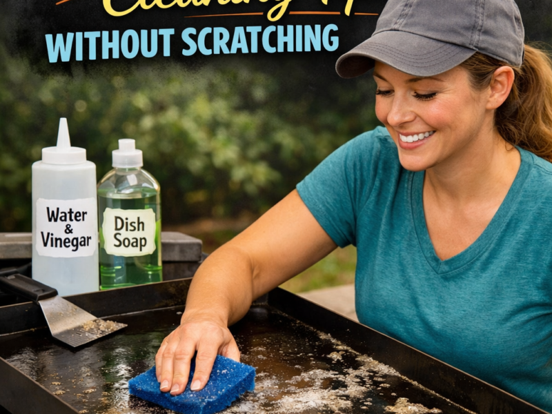 Blackstone Griddle Cleaning Tips Without Scratching – Safe Methods to Keep Your Griddle Like New
