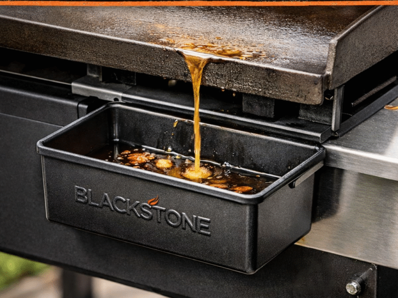 Blackstone Griddle Grease Catcher – Keep Your Griddle Clean Without the Mess!