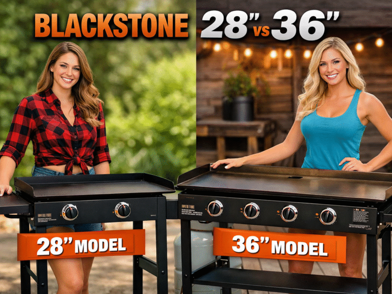 Blackstone 28 vs 36 – Which Size Griddle Should You Actually Buy?