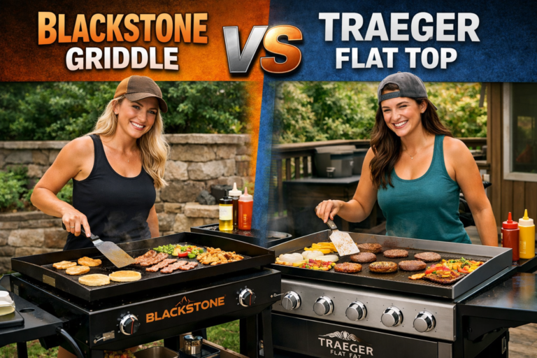 Blackstone Griddle vs Traeger Flat Top