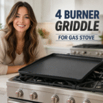 4 Burner Griddle for Gas Stove – Turn Your Kitchen Into a Flat Top Cooking Station