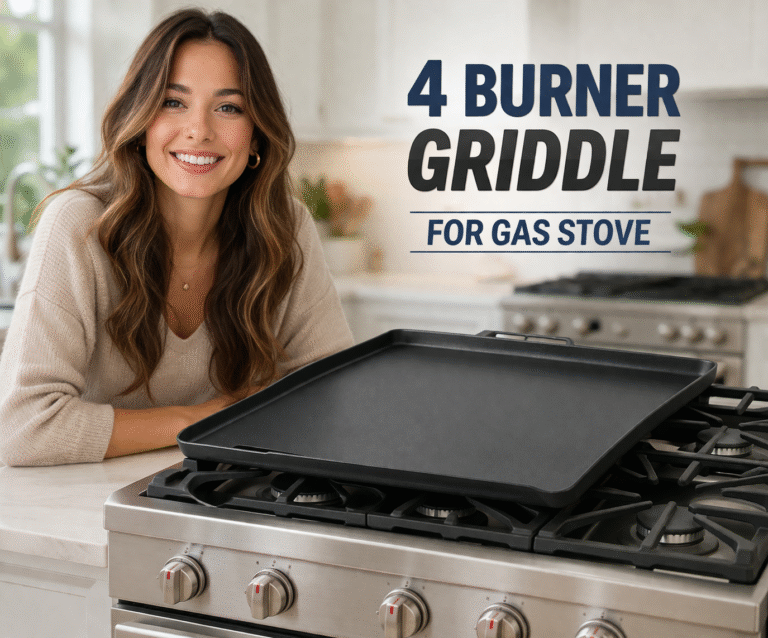 4 Burner Griddle for Gas Stove
