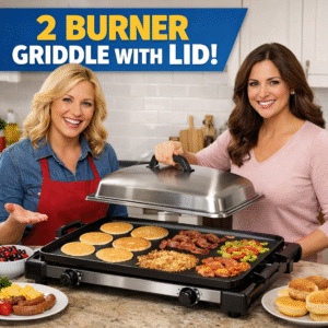 Read more about the article 2 Burner Griddle with Lid – Compact Cooking Power for Everyday Meals