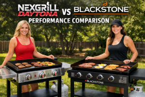 Read more about the article Nexgrill Daytona vs Blackstone Performance Comparison – Which Flat Top Grill Delivers Better Results?
