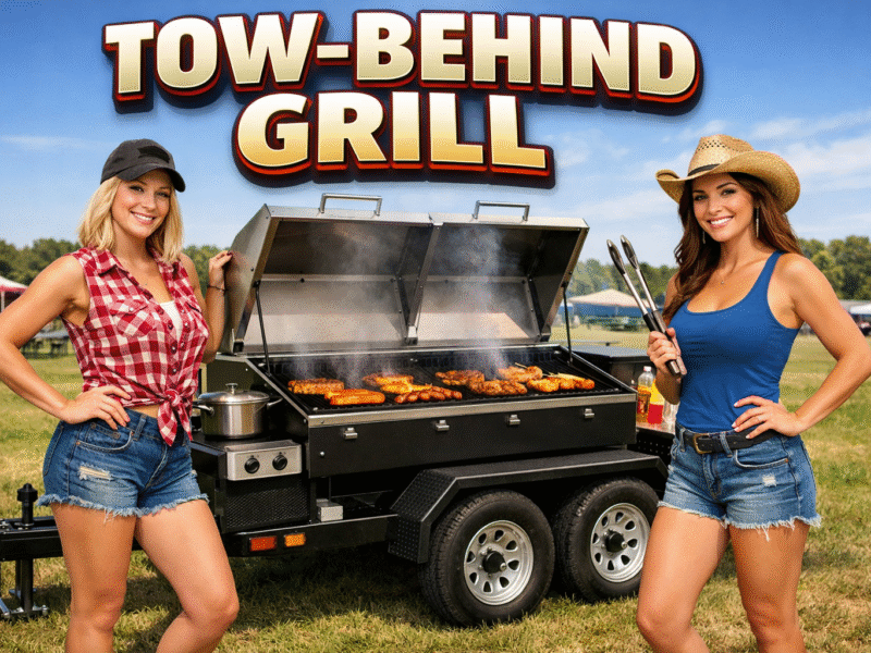 Tow Behind Grill – Mobile Outdoor Cooking for Travel, Events, and Big Gatherings