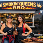 Mobile BBQ Trailer – Complete Portable Barbecue Kitchen for Events and Food Business