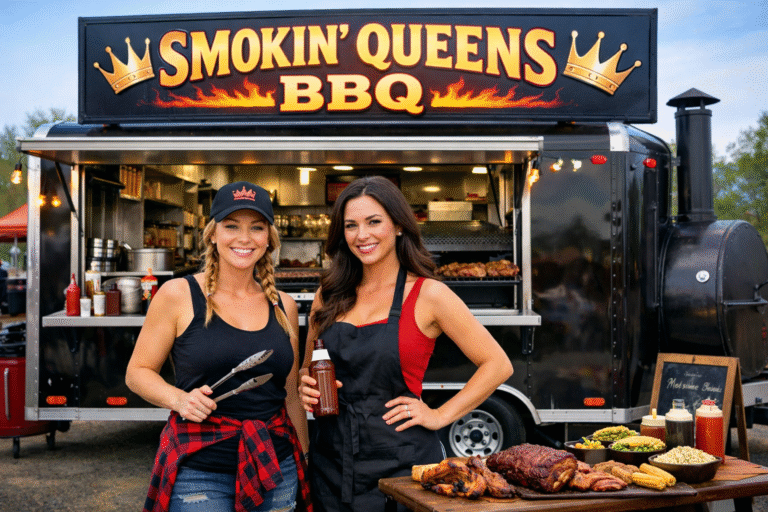 Mobile Grill Trailer – Complete Moving Kitchen for Catering, Events, and Street Food Business