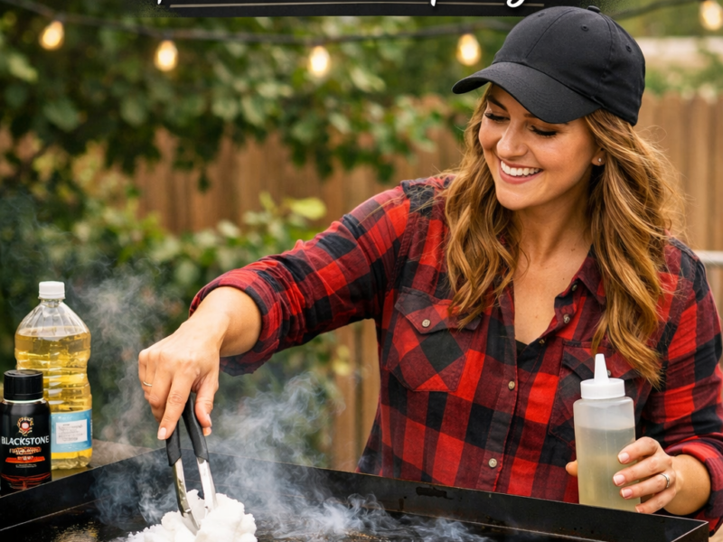 How to Season Blackstone Griddle First Time Properly – Complete Beginner Guide for Long Lasting Nonstick Surface