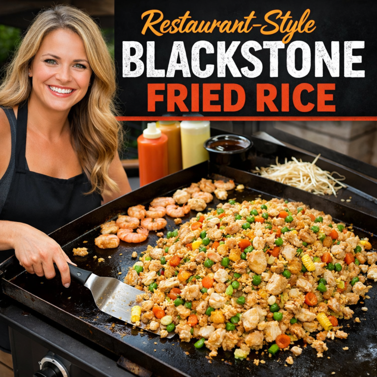Blackstone griddle fried rice recipe restaurant style