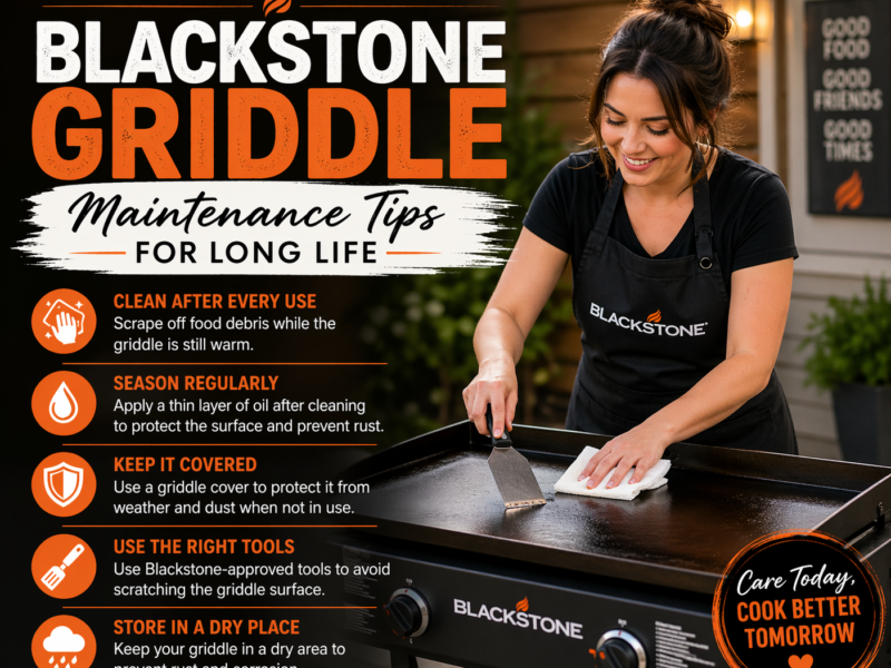 Blackstone Griddle Maintenance Tips for Long Life – Simple Habits That Keep Your Griddle Like New