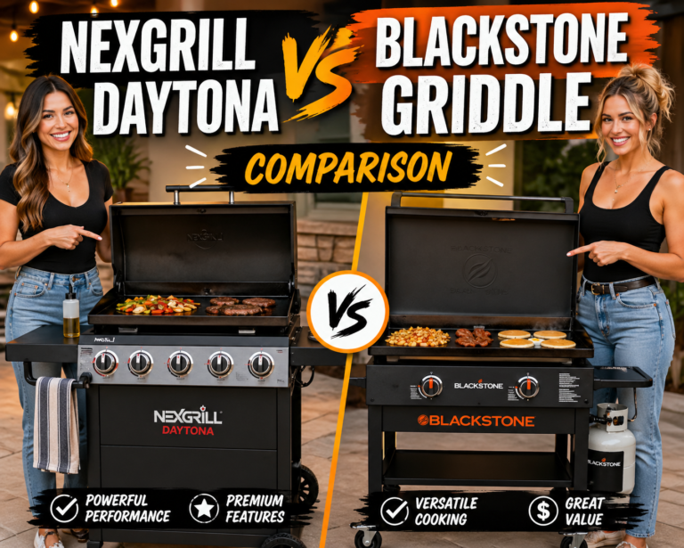 Nexgrill Daytona vs Blackstone Griddle Comparison