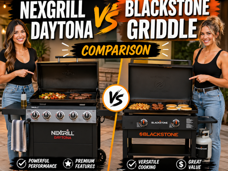Nexgrill Daytona vs Blackstone Griddle Comparison – Which Flat Top Grill Is Better in 2026?