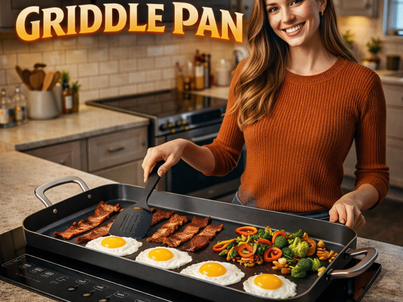 Induction Griddle Pan – The Best Flat Top Cooking for Induction Cooktops