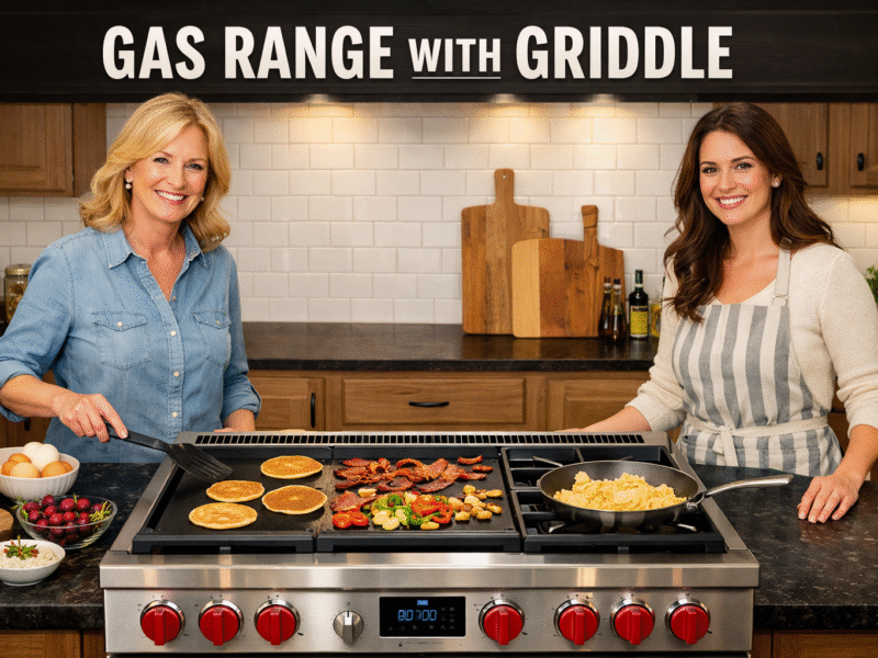 Gas Range with Griddle – Is It Worth It for Your Kitchen?