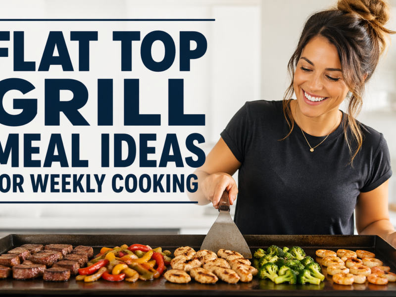Flat Top Grill Meal Ideas for Weekly Cooking – Simple Weekly Plan for Easy Home Meals