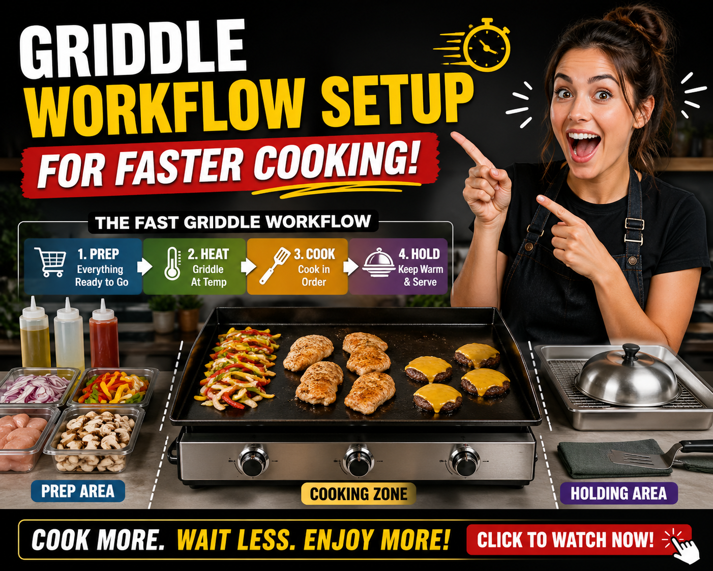 You are currently viewing Griddle Workflow Setup for Faster Cooking – Turn Your Backyard Into a High-Speed Cooking Station