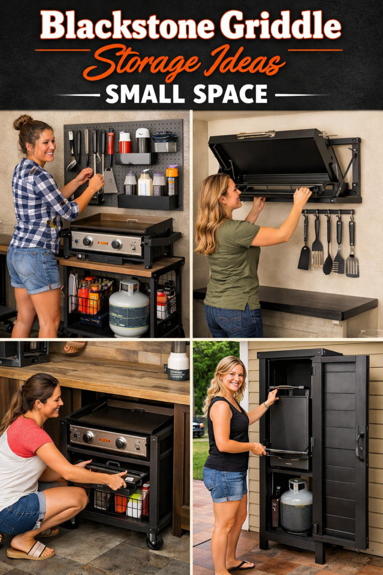 Blackstone Griddle Storage Ideas Small Space