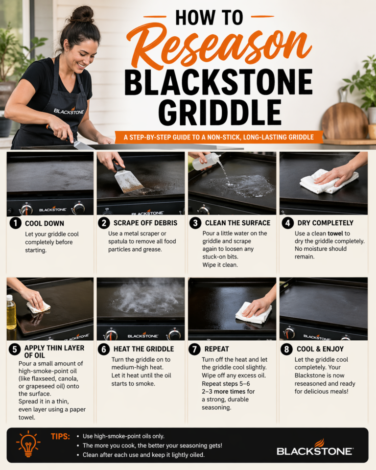 How to Reseason Blackstone Griddle Step by Step